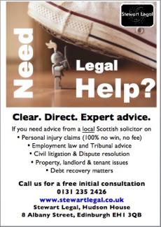 Stewart Legal advert