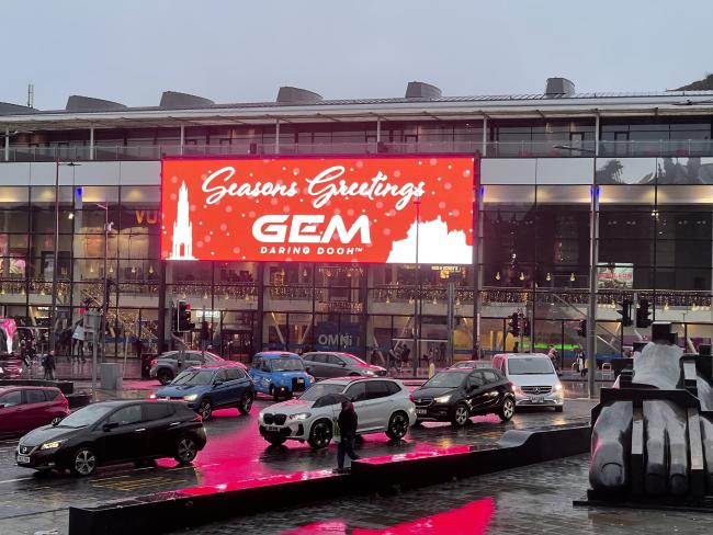 OMNi Centre advertising